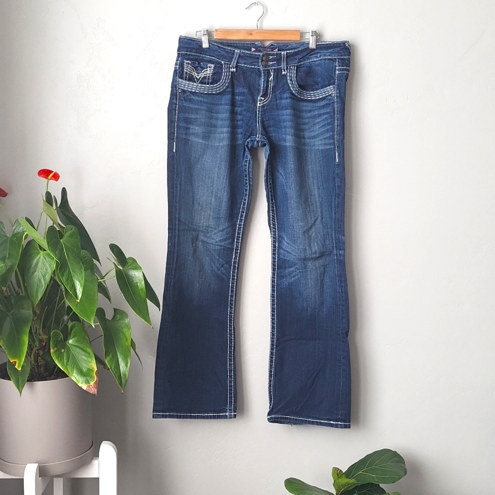 Vigoss Contrast Stitch Bootcut Jeans Size 11